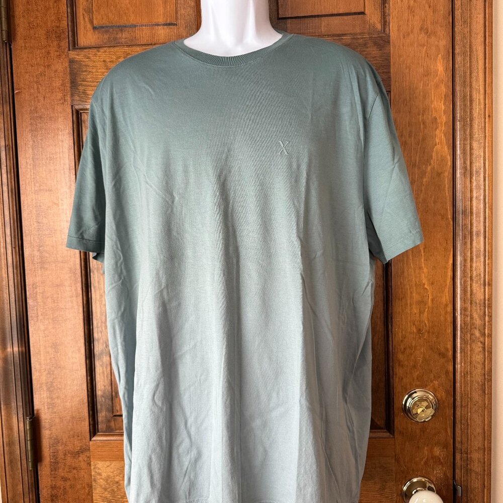 Express Green Ombre Crewneck Tee XXL